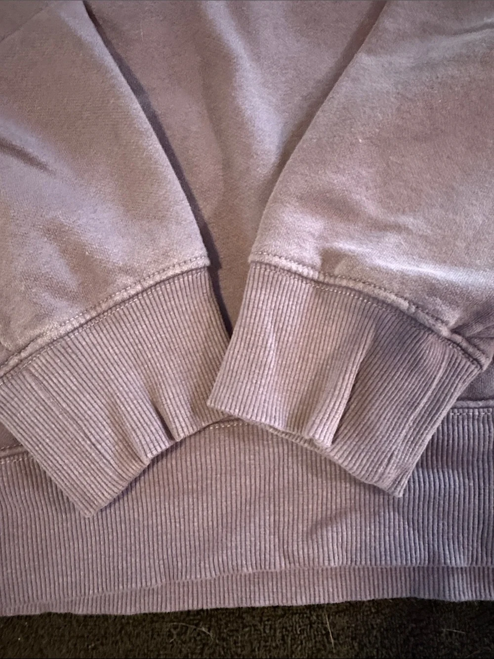 The North Face Lavender Pullover Hoodie with White Logo